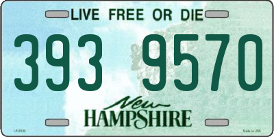 NH license plate 3939570