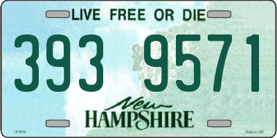 NH license plate 3939571