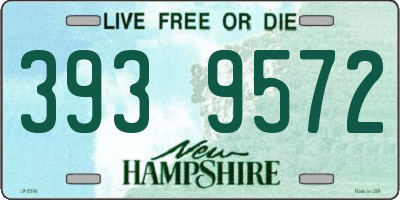 NH license plate 3939572