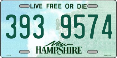 NH license plate 3939574