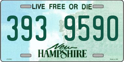 NH license plate 3939590