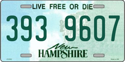 NH license plate 3939607