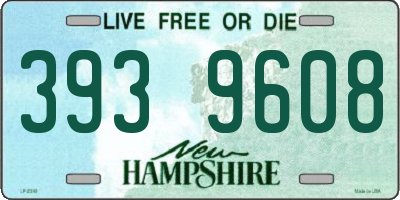 NH license plate 3939608