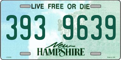 NH license plate 3939639
