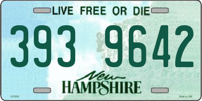 NH license plate 3939642