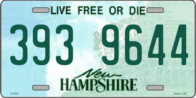 NH license plate 3939644