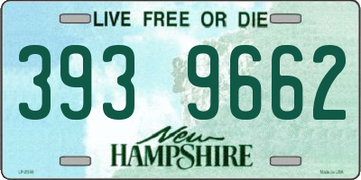 NH license plate 3939662