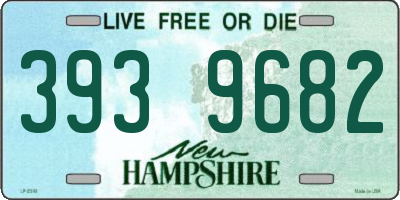 NH license plate 3939682