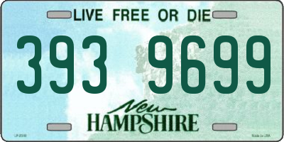 NH license plate 3939699