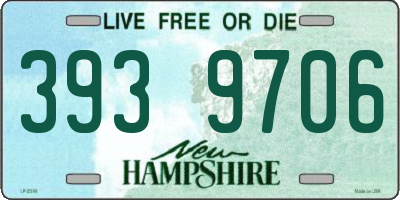 NH license plate 3939706