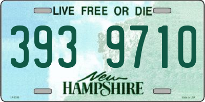 NH license plate 3939710