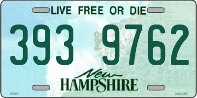 NH license plate 3939762