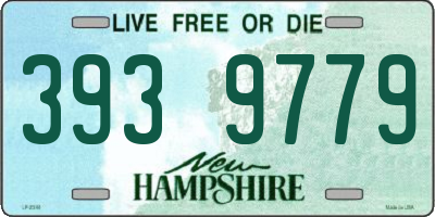 NH license plate 3939779