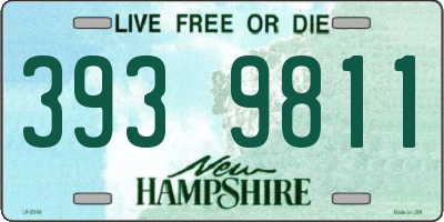 NH license plate 3939811