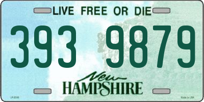 NH license plate 3939879