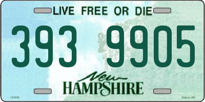NH license plate 3939905