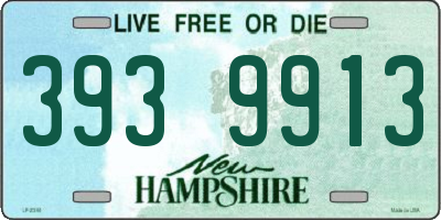NH license plate 3939913