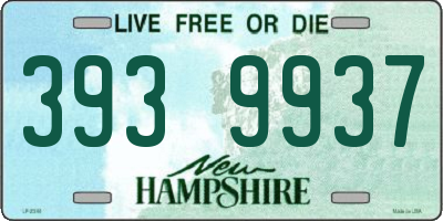 NH license plate 3939937