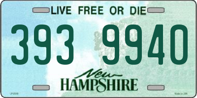 NH license plate 3939940