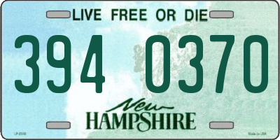 NH license plate 3940370