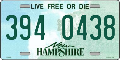 NH license plate 3940438