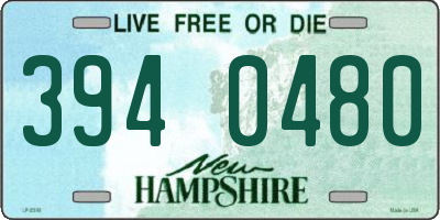 NH license plate 3940480