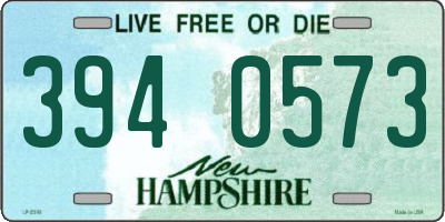 NH license plate 3940573