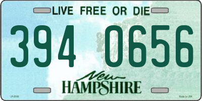 NH license plate 3940656