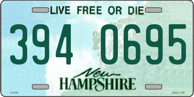 NH license plate 3940695