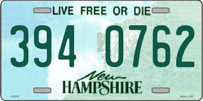 NH license plate 3940762