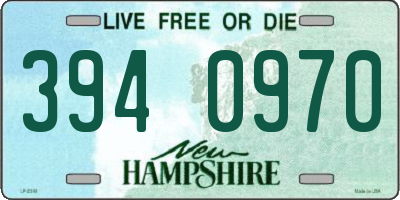 NH license plate 3940970