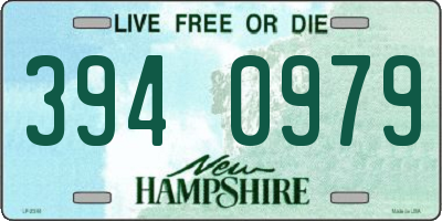 NH license plate 3940979