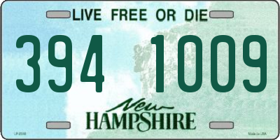 NH license plate 3941009