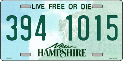 NH license plate 3941015