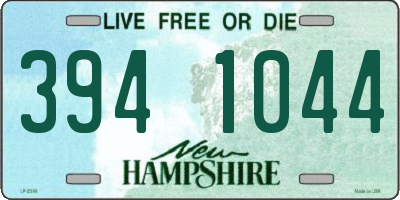 NH license plate 3941044
