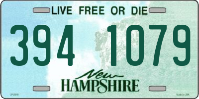 NH license plate 3941079