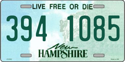 NH license plate 3941085
