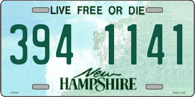 NH license plate 3941141