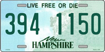 NH license plate 3941150