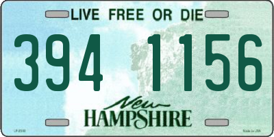 NH license plate 3941156