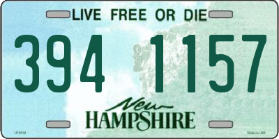 NH license plate 3941157