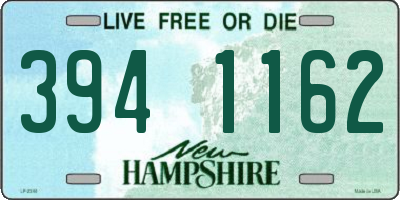 NH license plate 3941162