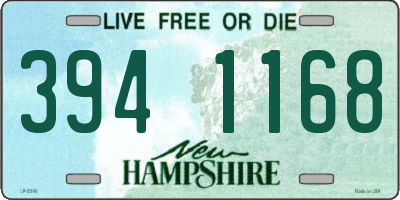 NH license plate 3941168