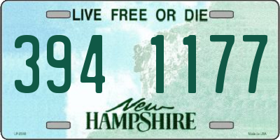 NH license plate 3941177