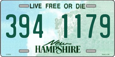 NH license plate 3941179
