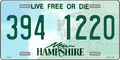 NH license plate 3941220