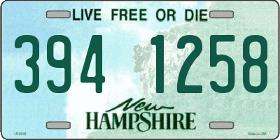 NH license plate 3941258