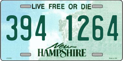 NH license plate 3941264