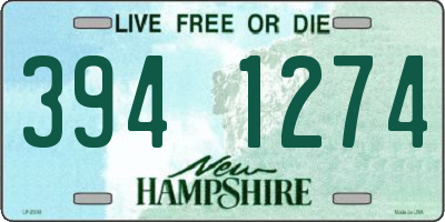 NH license plate 3941274