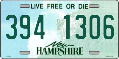 NH license plate 3941306